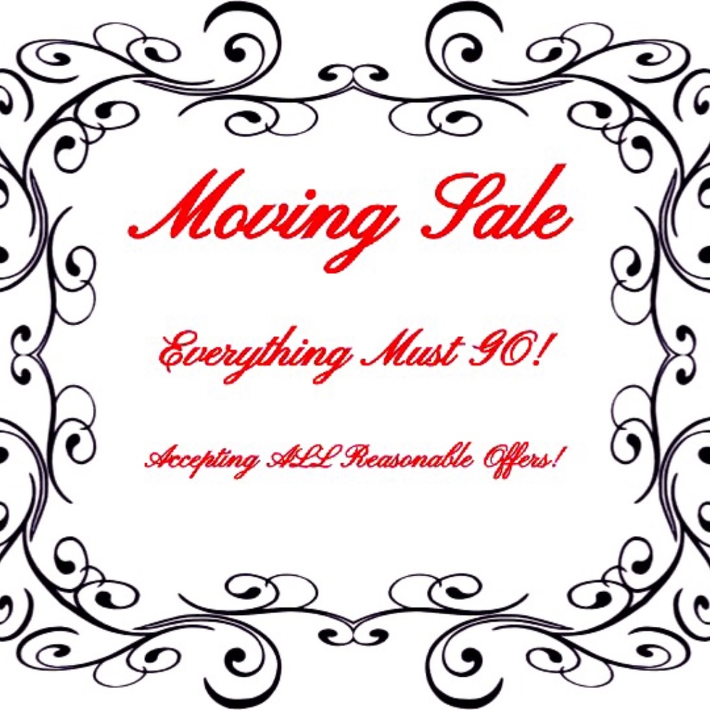MOVING SALE